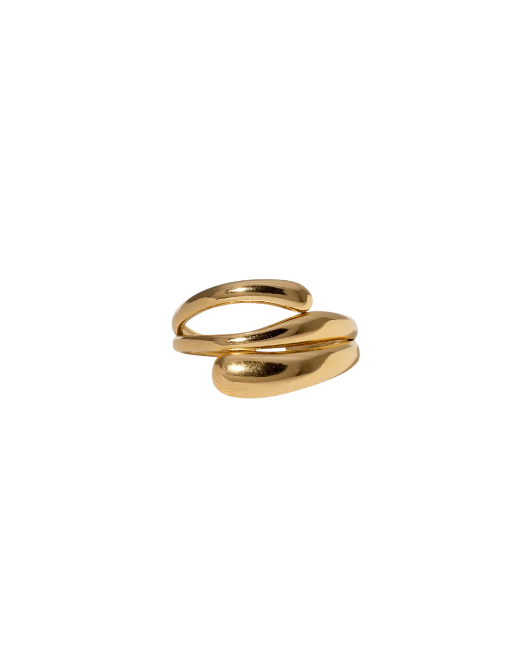 Anillo Ola Cromada