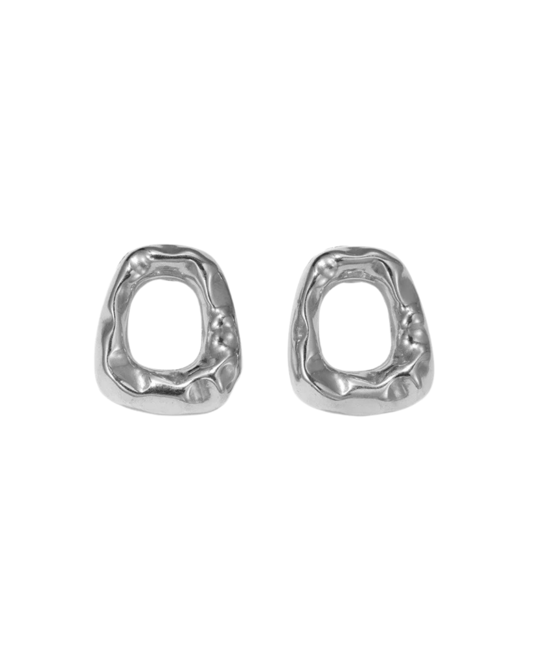 Aretes con textura – Cuadrados abstractos "Rimini"