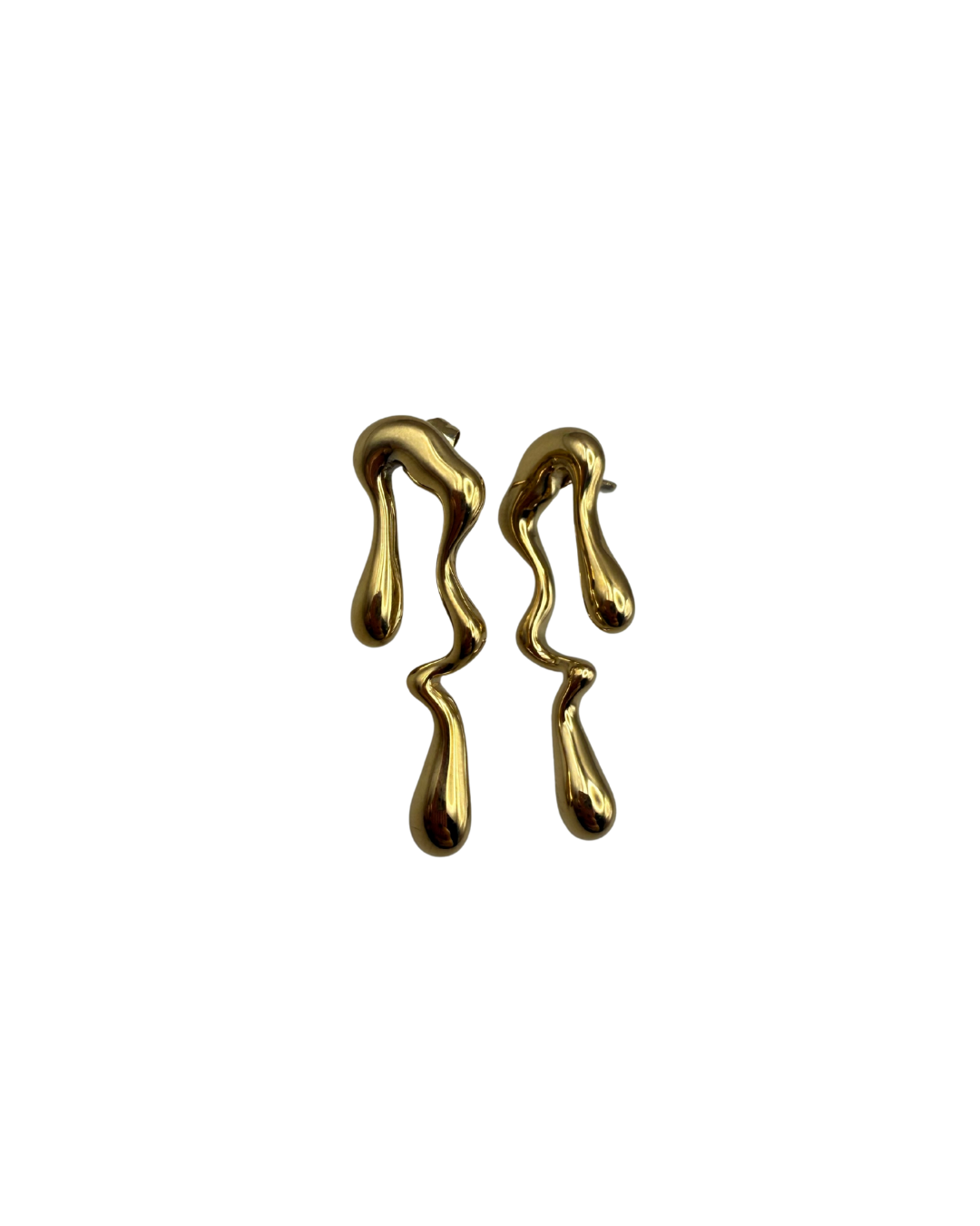 Aretes "Metal derretido"