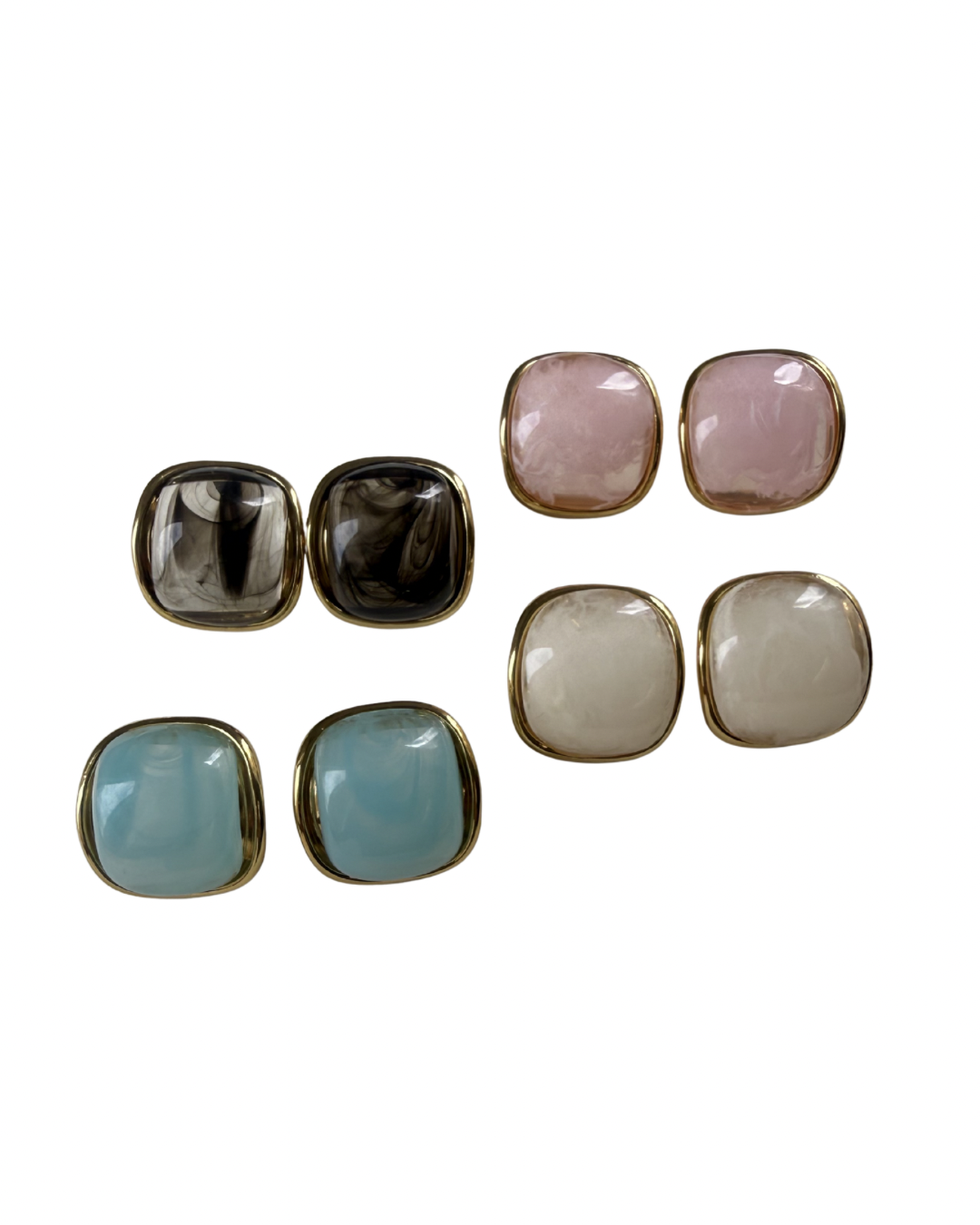 Aretes Marmoleados
