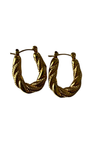Aretes Trenza Dorada