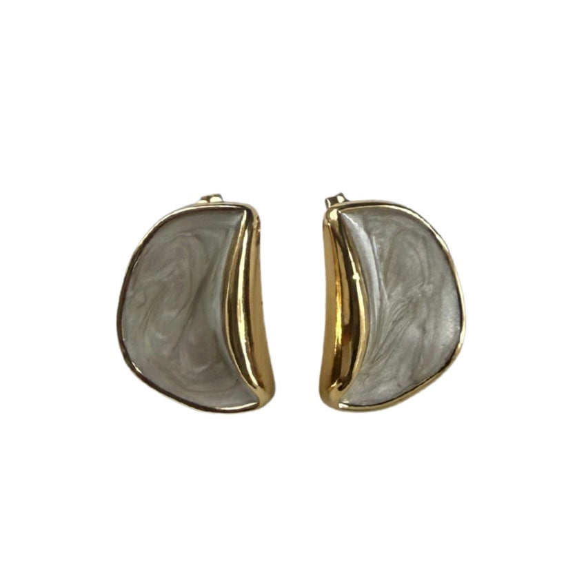 Aretes Luna Blanca