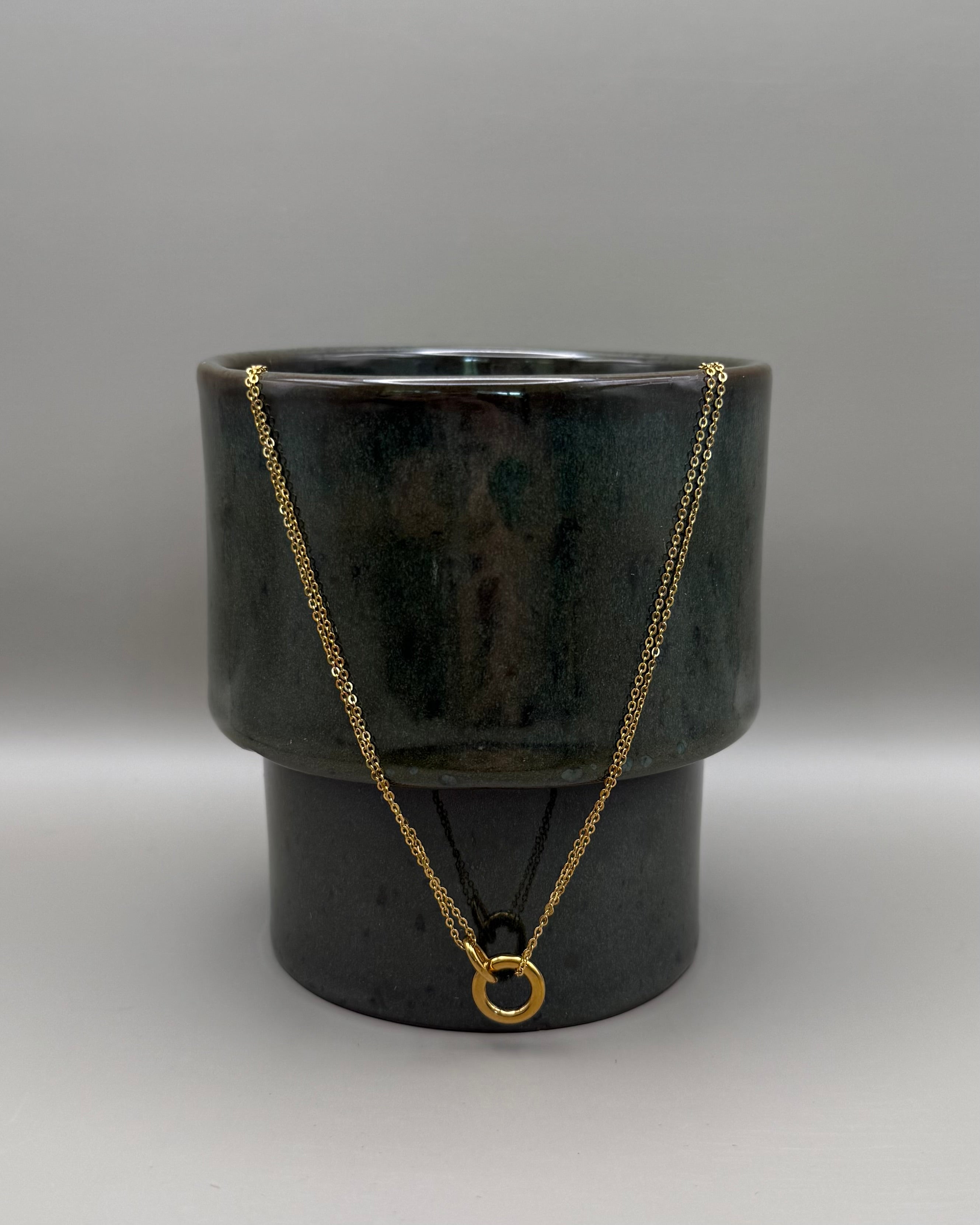 Cadena con doble argolla