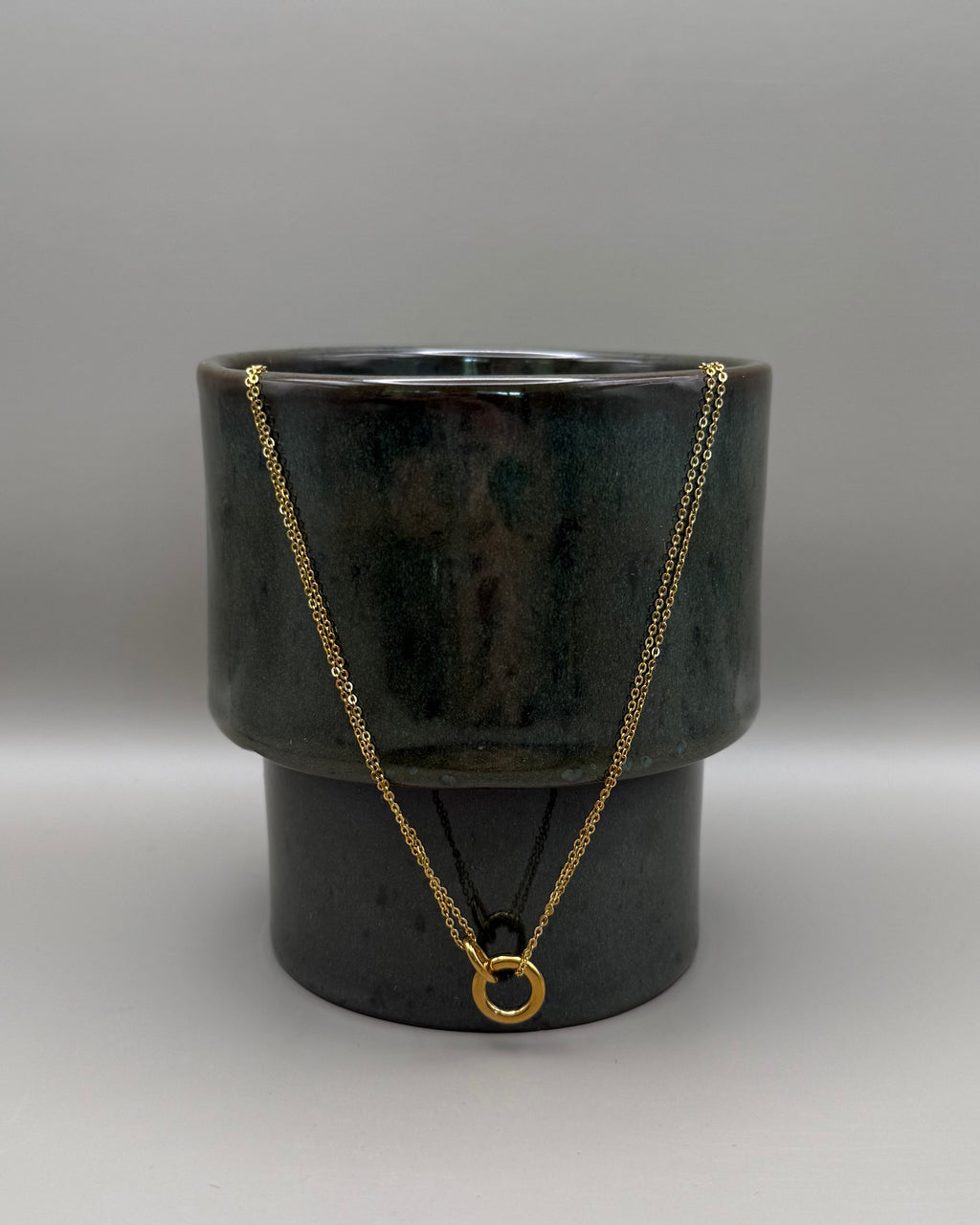 Cadena con doble argolla