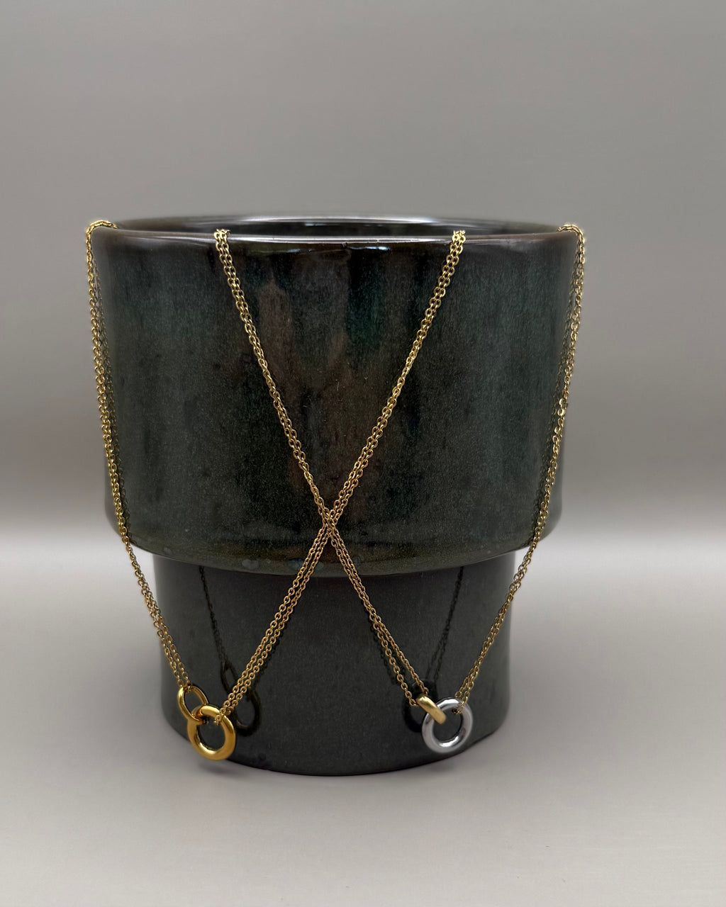 Cadena con doble argolla