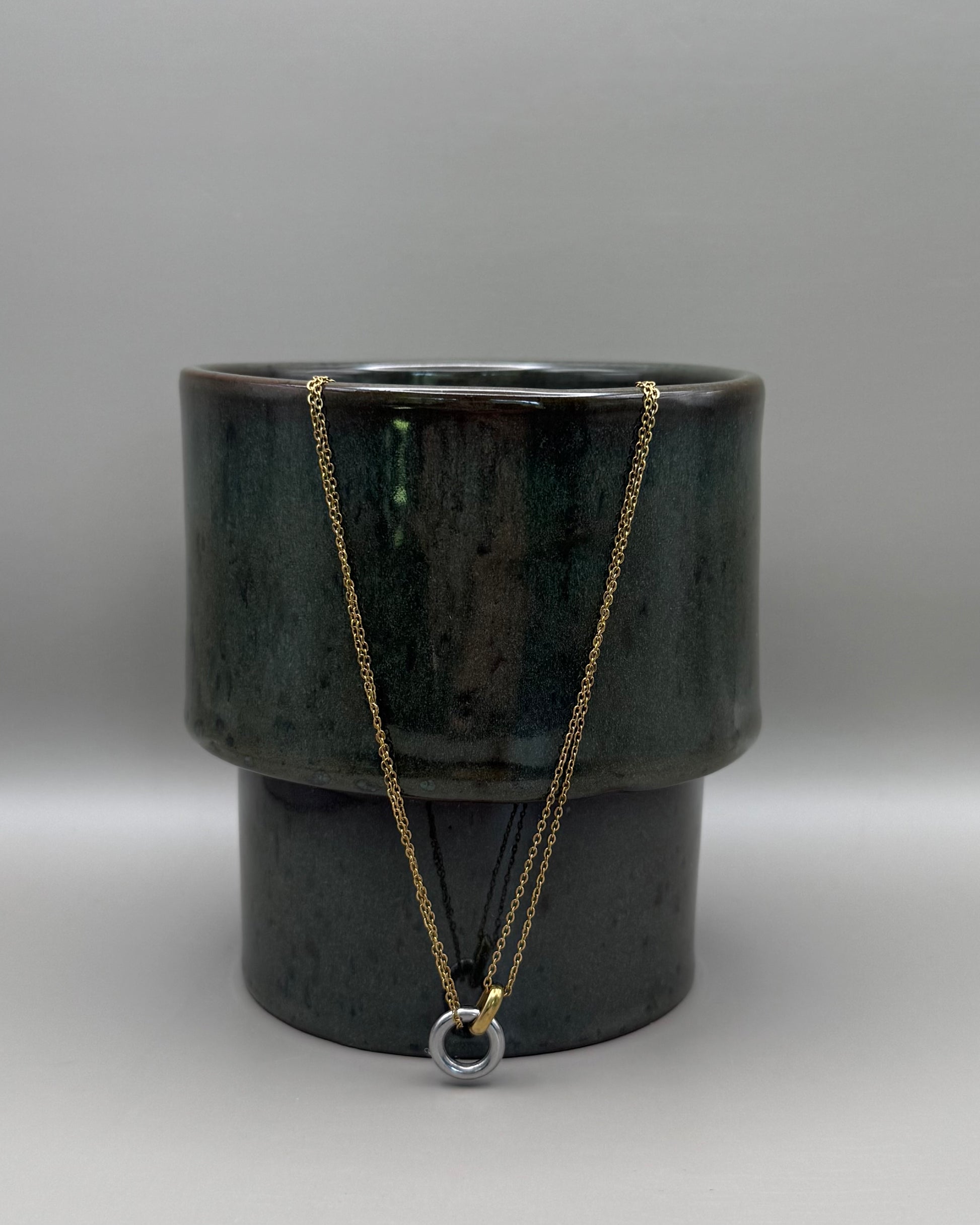 Cadena con doble argolla