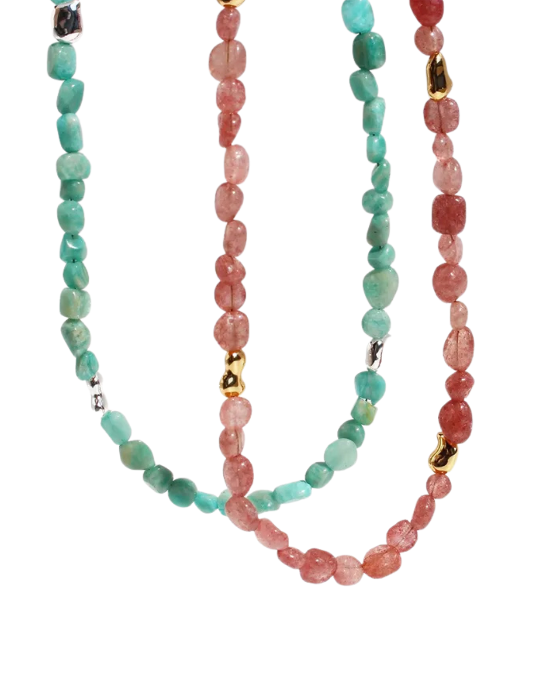 Collar MAR ROSA (Piedra natural)