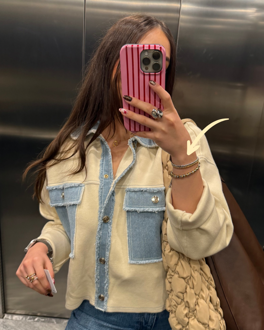 Pulseras ajustables de cuentas