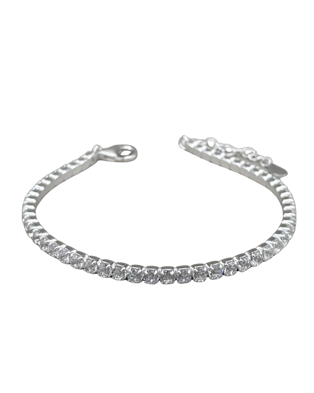 Tennis Bracelet 3.0mm (Plata)