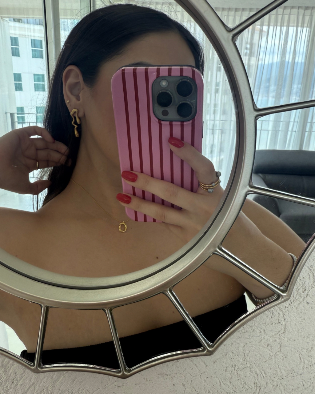 Aretes "Metal derretido"