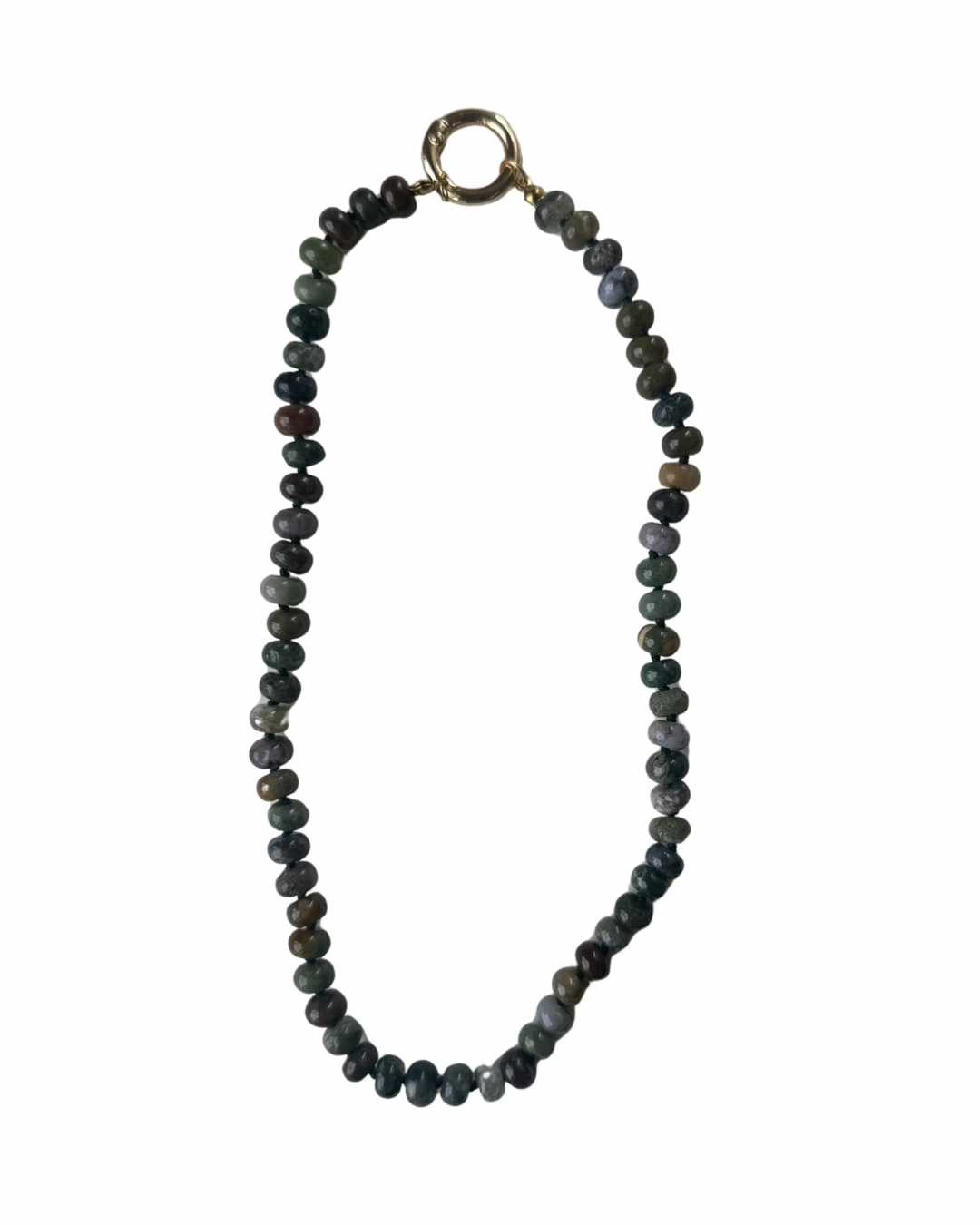 Collar Olivo (Piedra natural)