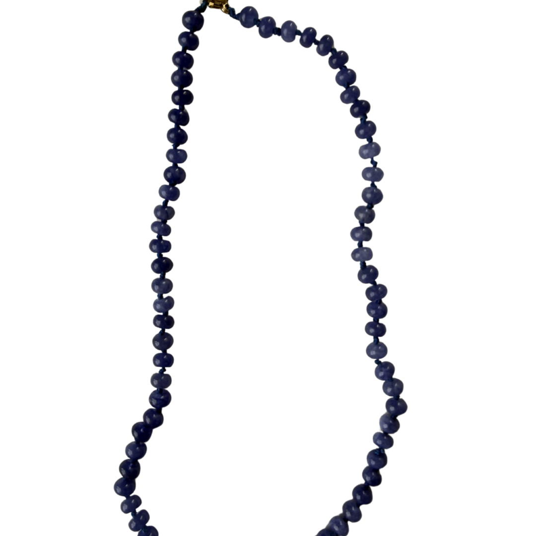 Collar Azul Indigo (piedra natural)