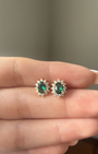 Aretes Emerald de Plata s925