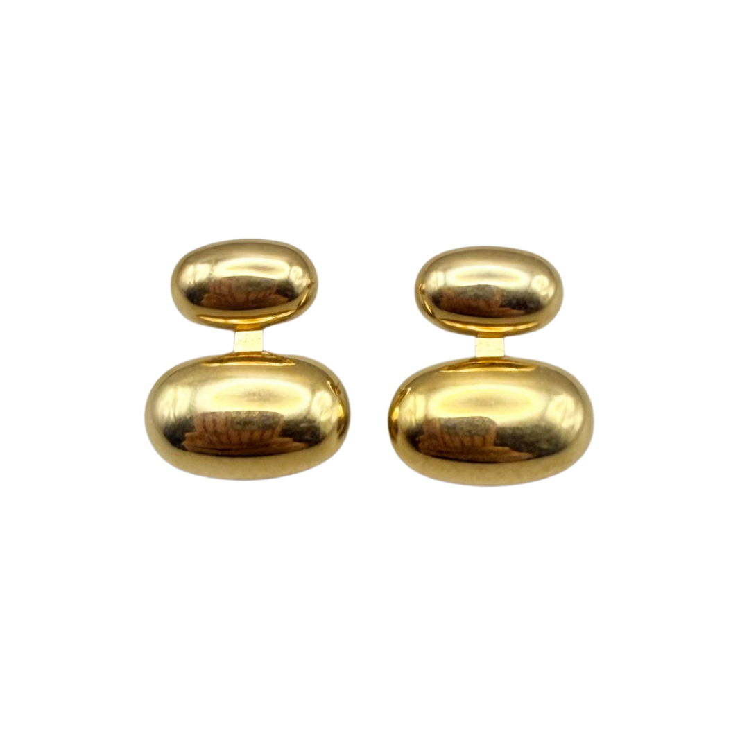 Aretes Óvalo doble