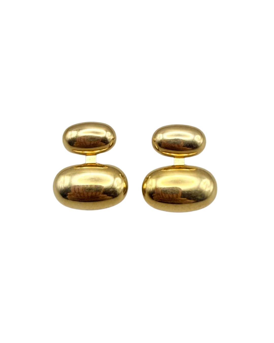 Aretes Óvalo doble