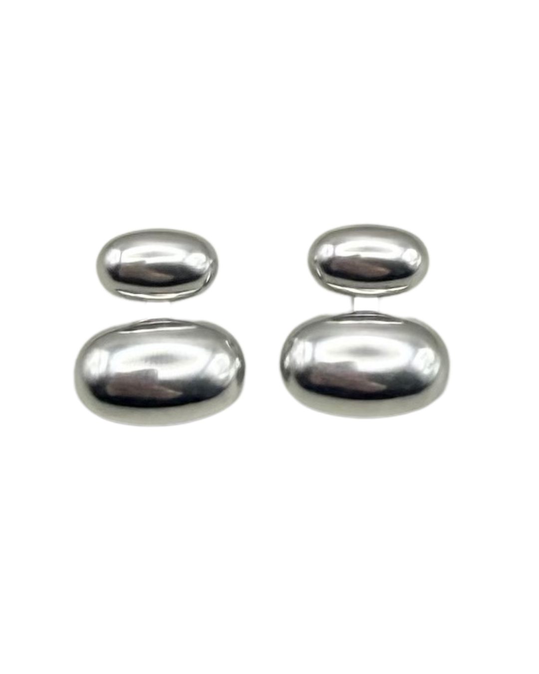 Aretes Óvalo doble