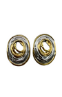 Aretes espiral bicolor