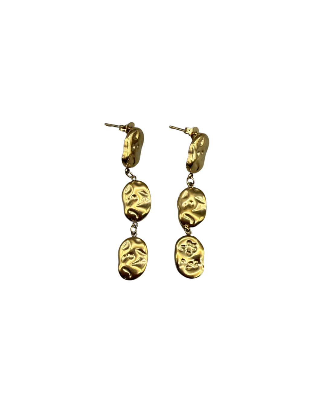 Aretes colgantes triples