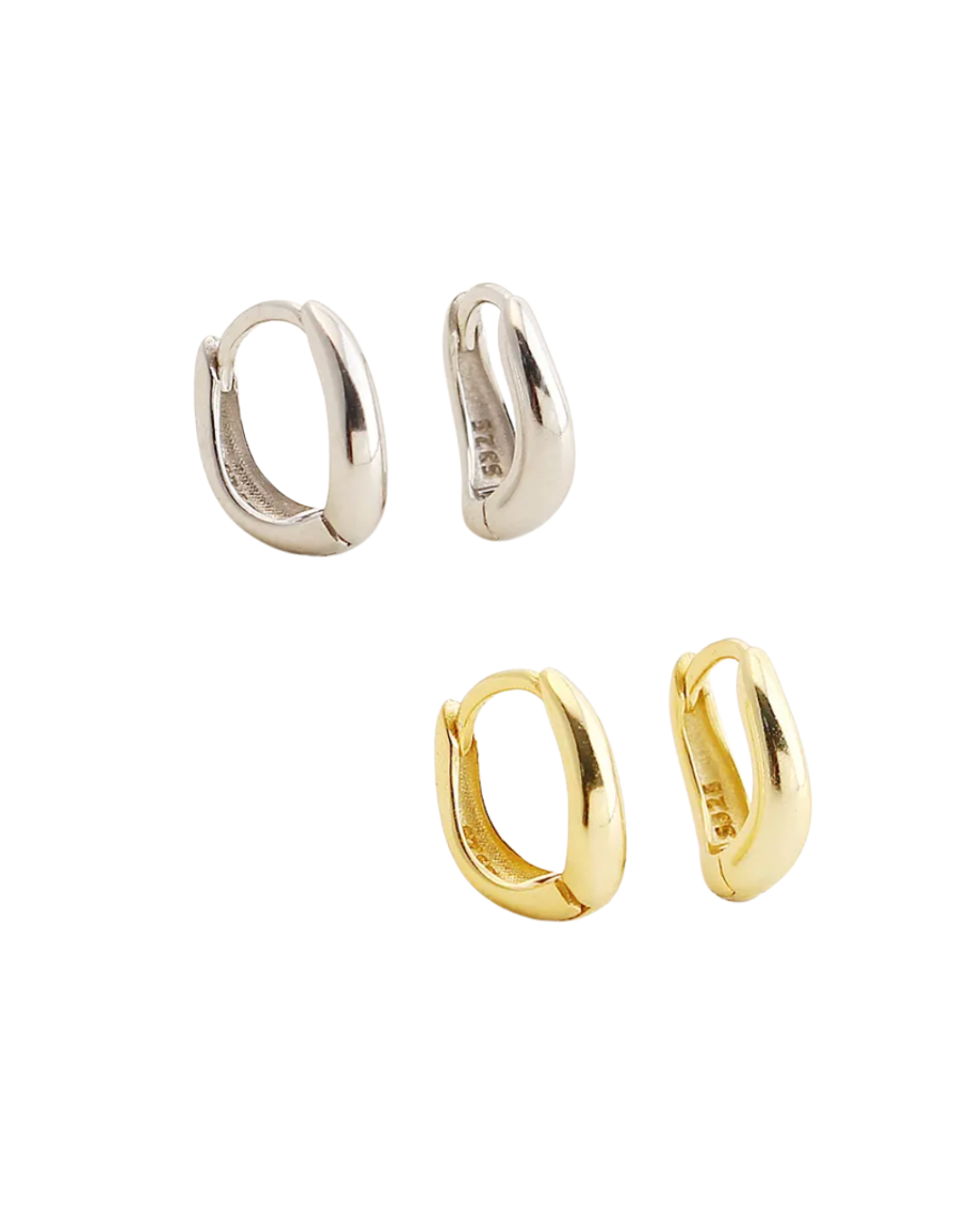 Mini hoop tipo piercing 6mm (Plata S925)
