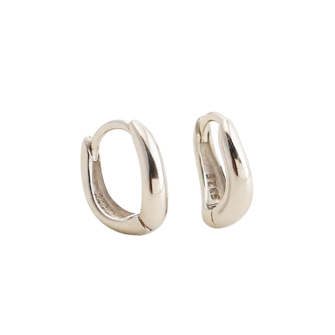 Mini hoop tipo piercing 6mm (Plata S925)