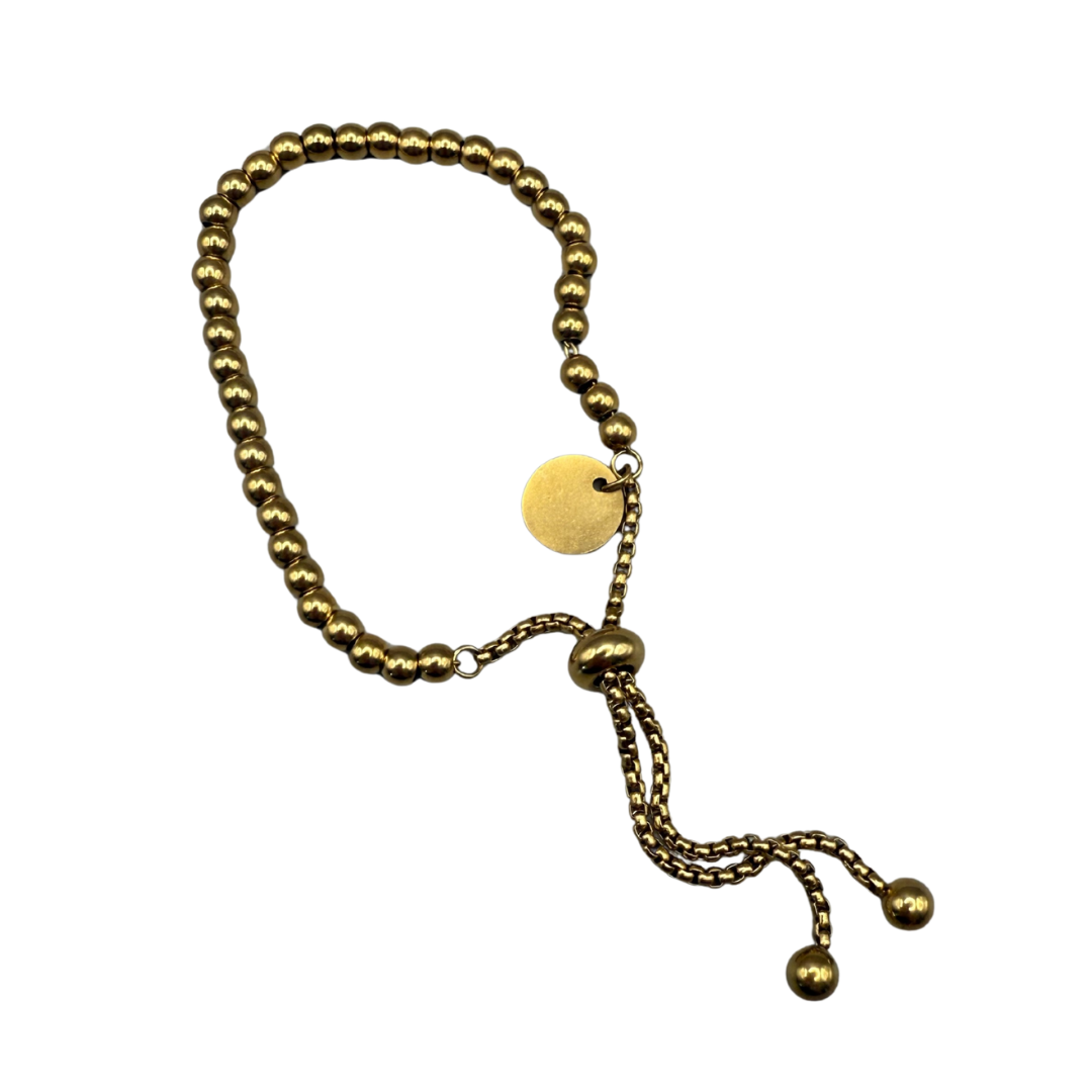 Pulseras ajustables de cuentas