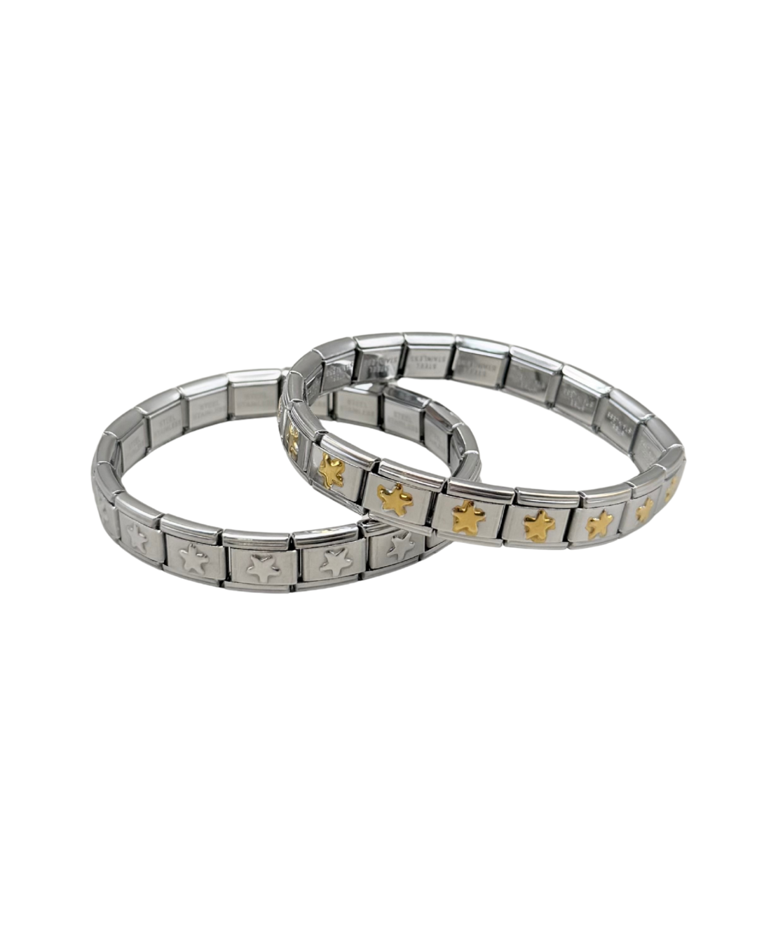 Pulsera de eslabones de estrellas