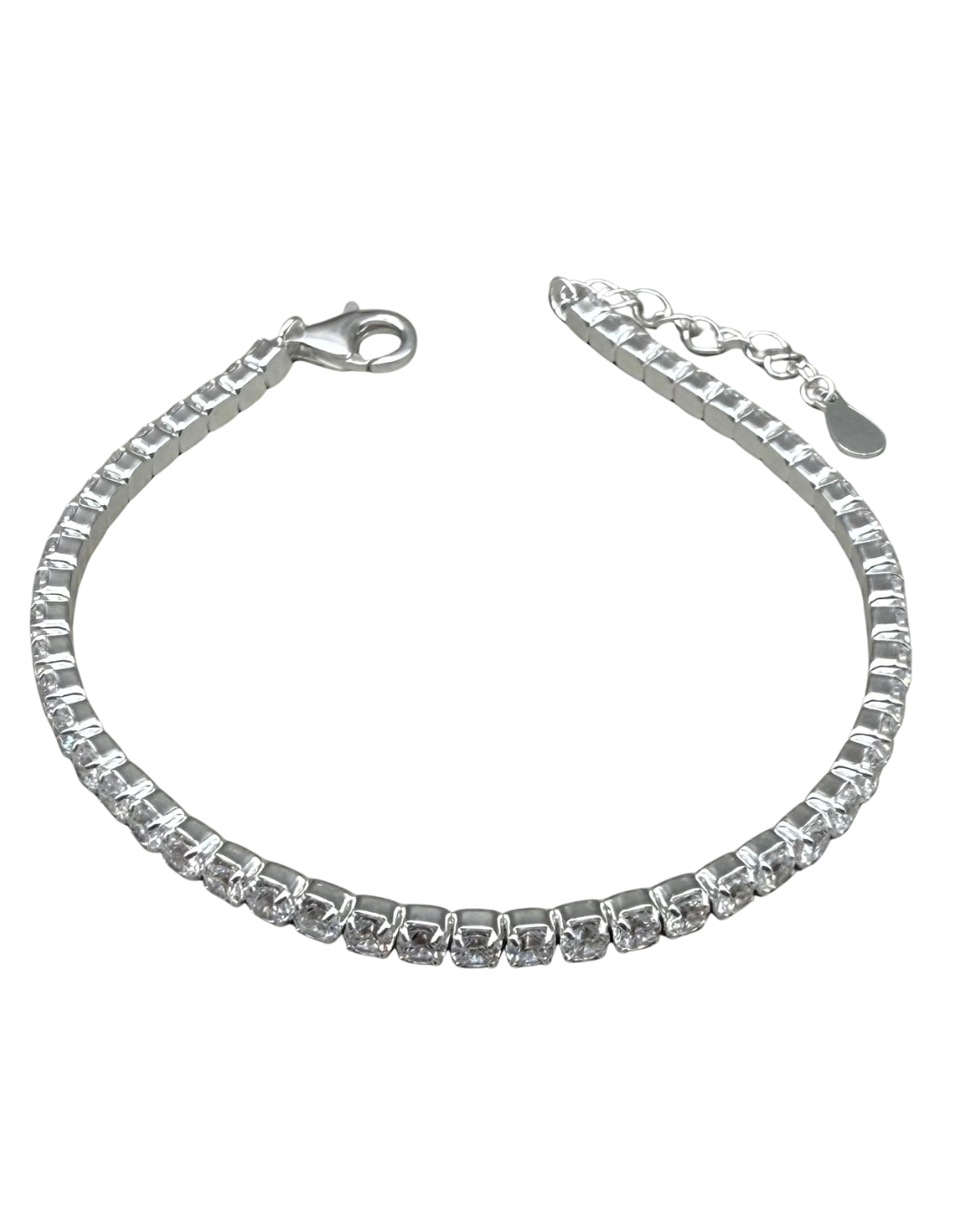 Tennis Bracelet 3.0mm (Plata)